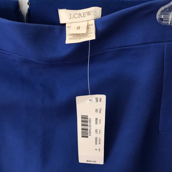 Blue J Crew pencil skirt - Picture 3 of 4